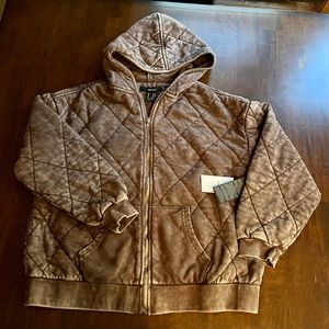 NWT Forever 21 brown quilted jacket - Medium